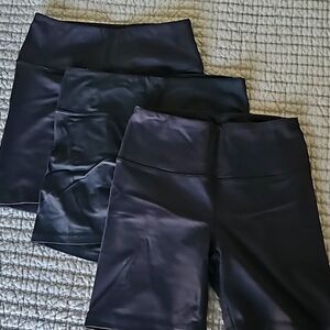 Black Legging Spandex Shorts Medium